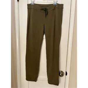 James Perse Olive Green Drawstring Pants